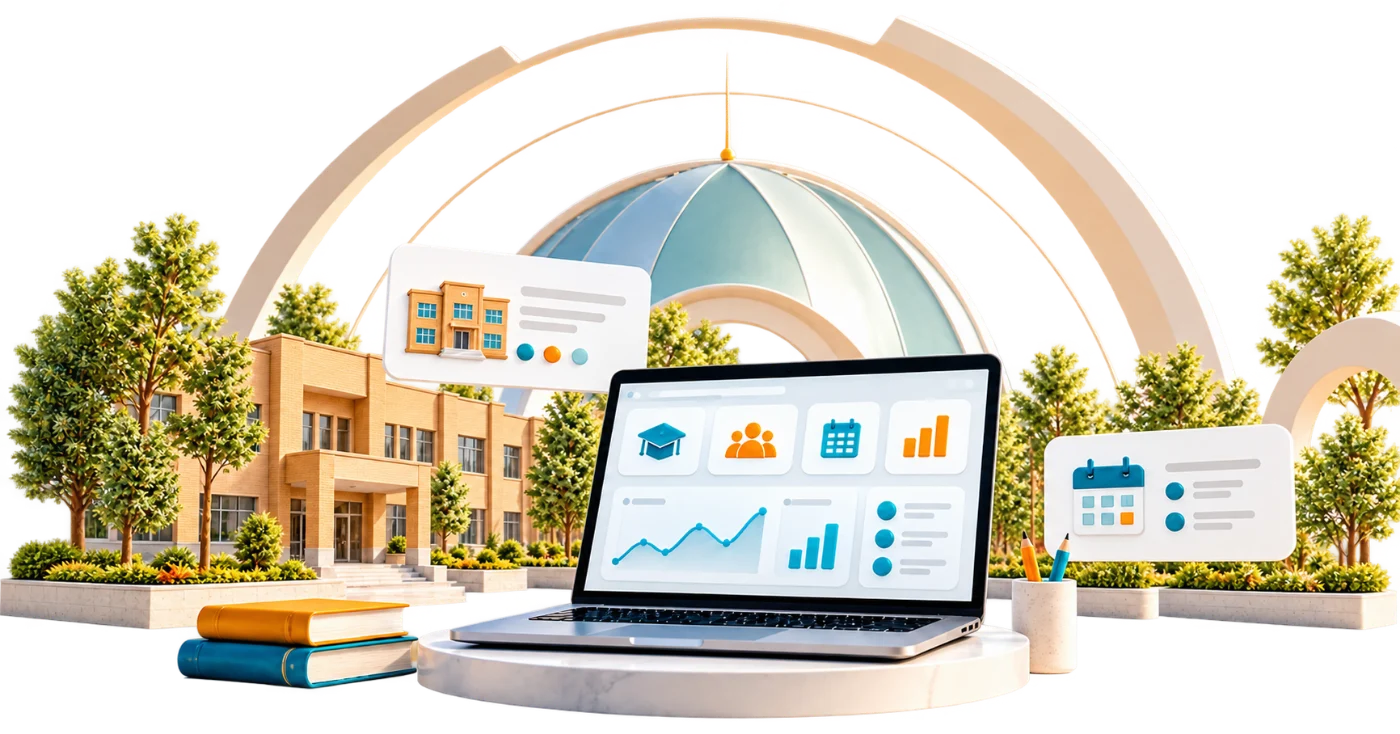 امکانات نرم‌افزار مدیریت مدرسه گنبد